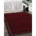 Traditional Red Southwestern Rug in Family Room, tr2398