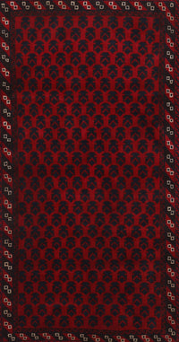 Machine Washable Traditional Tomato Red Rug, wshtr2398