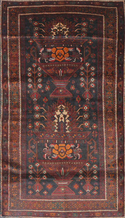 Machine Washable Traditional Chestnut Brown Rug, wshtr2399