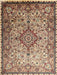 Traditional Dark Sienna Brown Medallion Rug, tr239