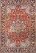 Traditional Light French Beige Brown Medallion Rug, tr23