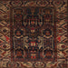 Square Traditional Red Persian Rug, tr2400