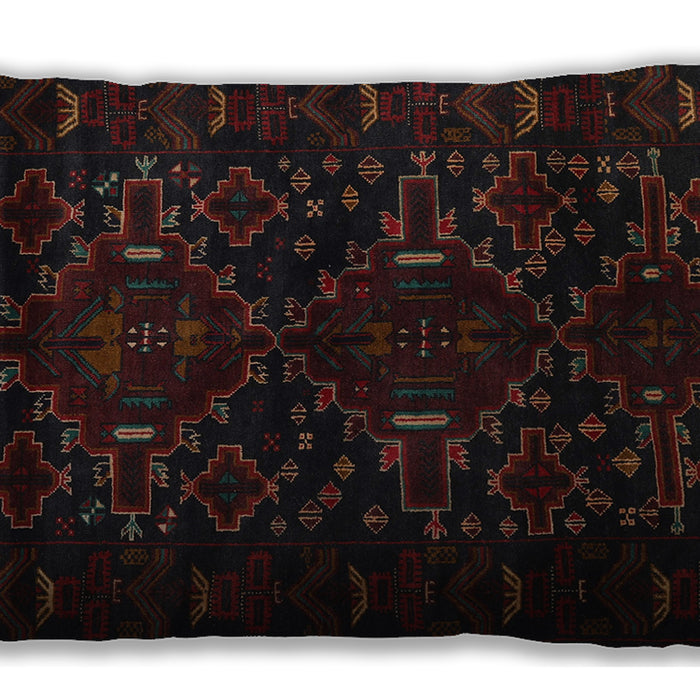 Traditional Classic Rectangular Burgundy Brown Lumbar Throw Pillow, 13 inch by 19 inch, lbtr2402
