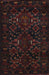 Traditional Burgundy Brown Persian Rug, tr2402