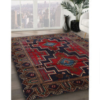 Traditional Deep Red Persian Rug, tr2403