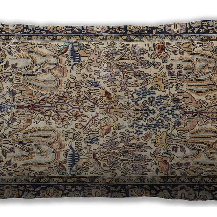 Traditional Classic Rectangular Dark Brown Lumbar Throw Pillow, 13 inch by 19 inch, lbtr2404