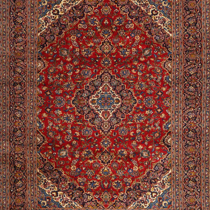 Traditional Saffron Red Persian Rug, tr2405