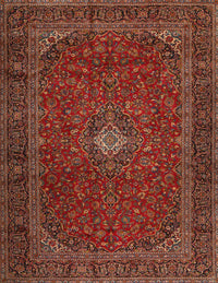 Machine Washable Traditional Cranberry Red Rug, wshtr2406