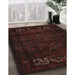 Traditional Red Persian Rug in Family Room, tr2415