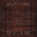 Square Traditional Red Persian Rug, tr2415