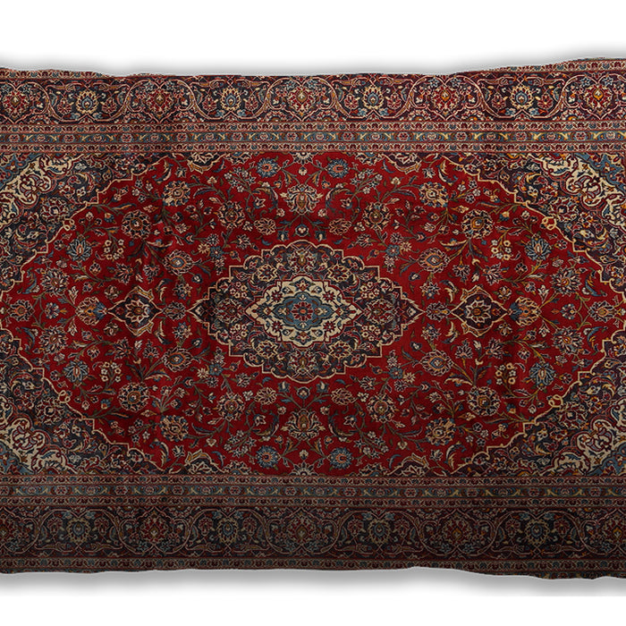 Traditional Classic Rectangular Orange Salmon Pink Lumbar Throw Pillow, 13 inch by 19 inch, lbtr2416