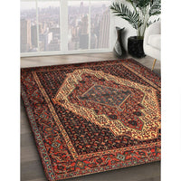Traditional Gold Brown Persian Rug, tr2420