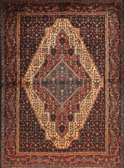 Machine Washable Traditional Gold Brown Rug, wshtr2420