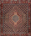 Traditional Orange Salmon Pink Persian Rug, tr2422