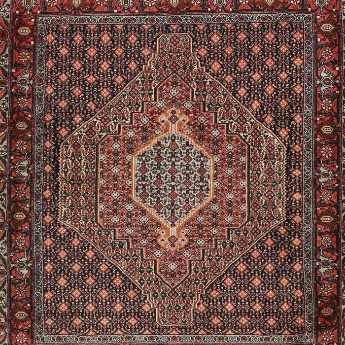 Traditional Orange Salmon Pink Persian Rug, tr2422