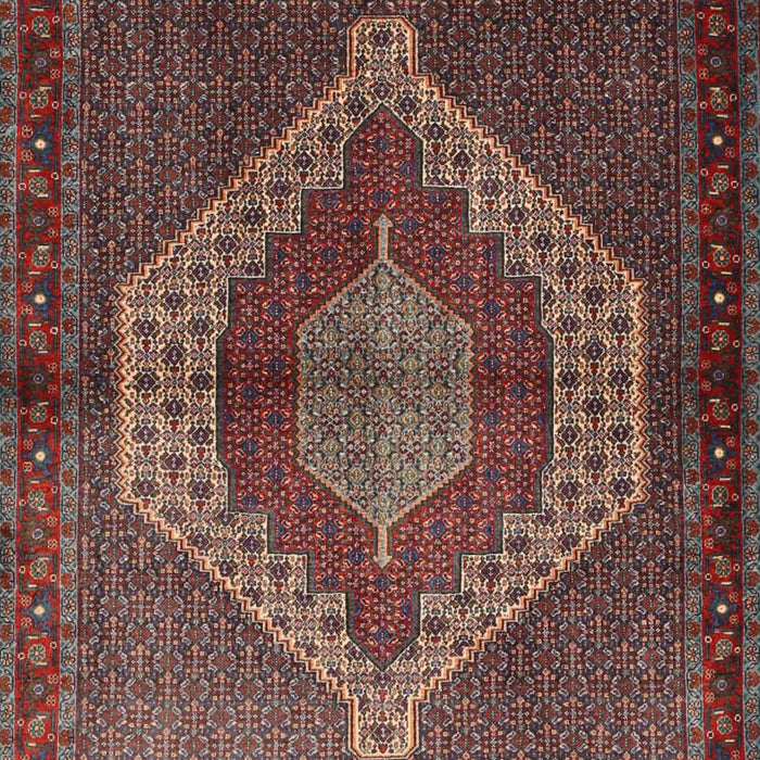 Traditional Dark Almond Brown Persian Rug, tr2424