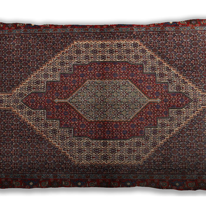 Traditional Classic Rectangular Dark Almond Brown Lumbar Throw Pillow, 13 inch by 19 inch, lbtr2424