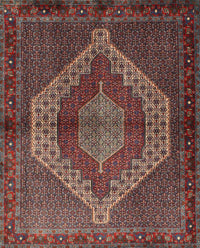 Machine Washable Traditional Dark Almond Brown Rug, wshtr2424