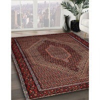 Traditional Sienna Brown Persian Rug, tr2425