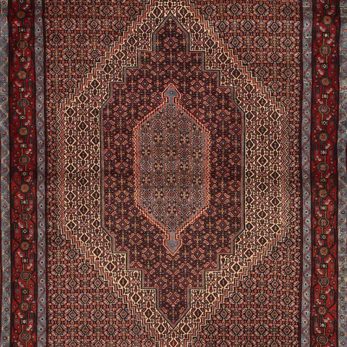 Traditional Sienna Brown Persian Rug, tr2425