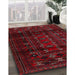 Machine Washable Traditional Bakers Brown Rug in a Family Room, wshtr2427