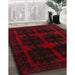 Traditional Red Persian Rug in Family Room, tr2428