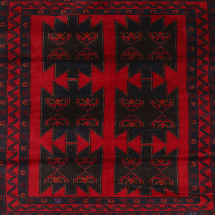 Square Traditional Red Persian Rug, tr2428
