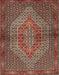 Traditional Saffron Red Persian Rug, tr2431