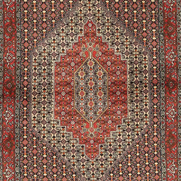 Traditional Saffron Red Persian Rug, tr2431