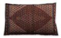 Traditional Classic Rectangular Rust Pink Lumbar Throw Pillow, 13 inch by 19 inch, lbtr2432