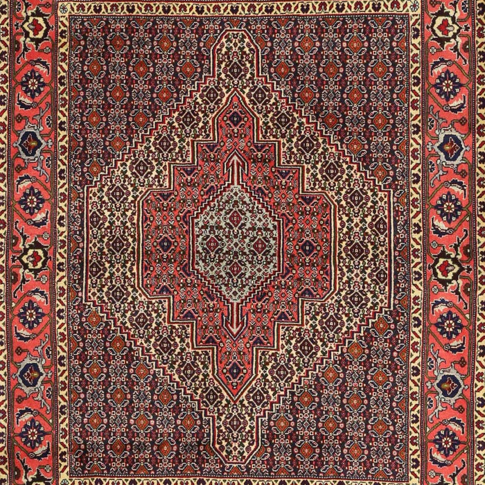 Traditional Saffron Red Persian Rug, tr2433