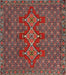 Traditional Saffron Red Persian Rug, tr2434