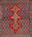 Traditional Saffron Red Persian Rug, tr2435