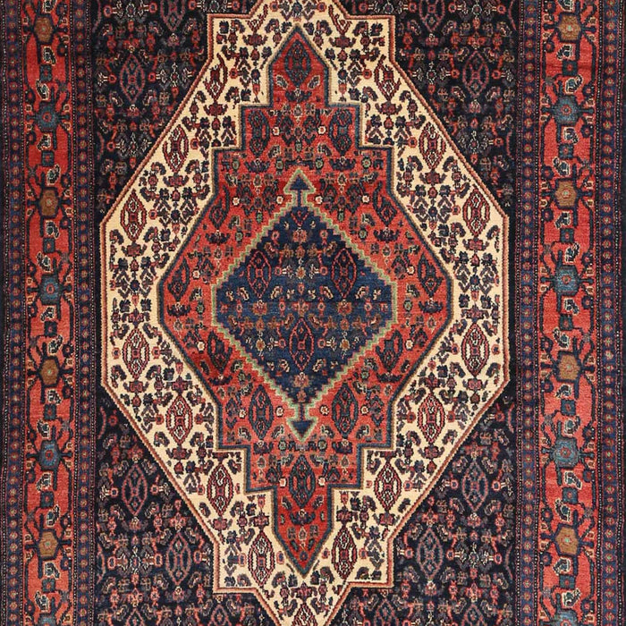 Machine Washable Traditional Dark Gold Brown Rug, wshtr2436
