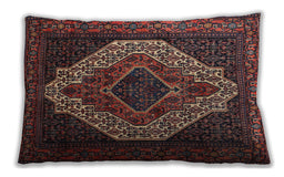 Traditional Classic Rectangular Dark Gold Brown Lumbar Throw Pillow, 13 inch by 19 inch, lbtr2436