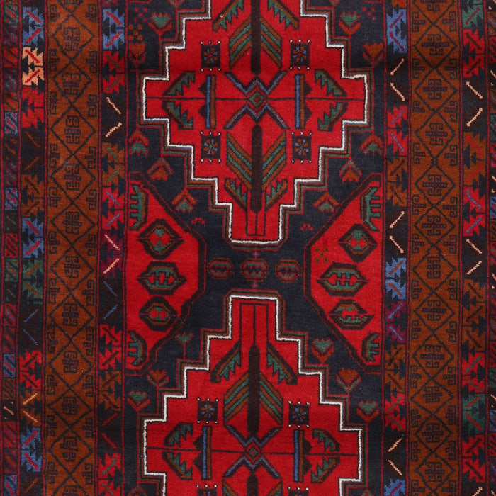 Machine Washable Traditional Burgundy Brown Rug, wshtr2437