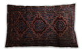 Traditional Classic Rectangular Sepia Brown Lumbar Throw Pillow, 13 inch by 19 inch, lbtr2439