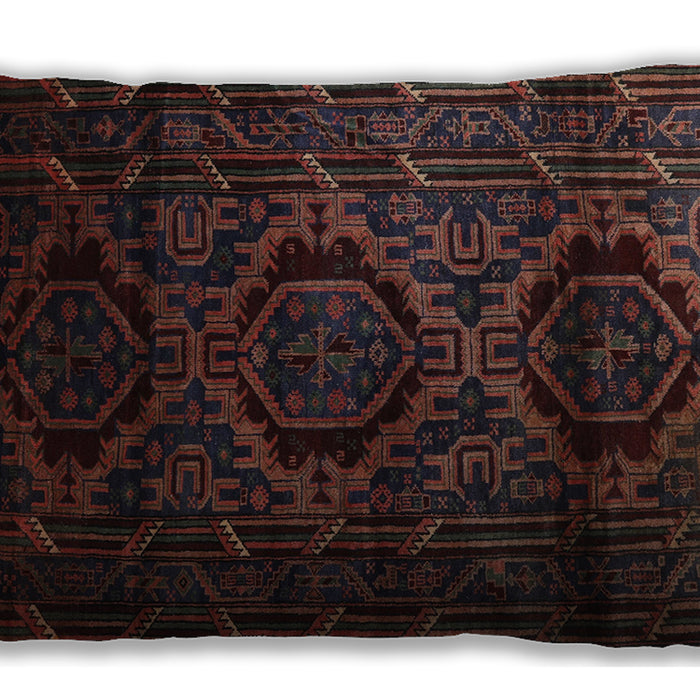 Traditional Classic Rectangular Sepia Brown Lumbar Throw Pillow, 13 inch by 19 inch, lbtr2439