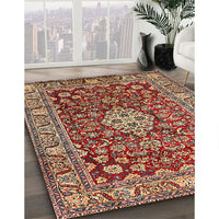 Traditional Saffron Red Persian Rug, tr243