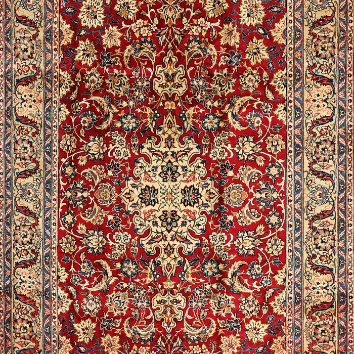 Traditional Saffron Red Persian Rug, tr243