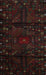 Machine Washable Traditional Night Red Rug, wshtr2440