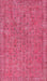 Machine Washable Traditional Dark Hot Pink Rug, wshtr2441