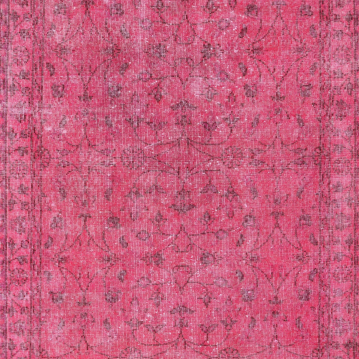 Traditional Dark Hot Pink Persian Rug, tr2441