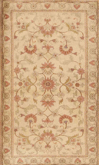 Machine Washable Traditional Orange Rug, wshtr2442