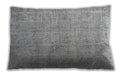 Traditional Classic Rectangular Gray Lumbar Throw Pillow, 13 inch by 19 inch, lbtr2446