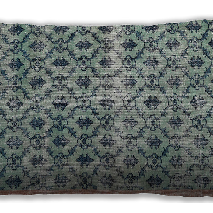 Traditional Classic Rectangular Dark Gray Lumbar Throw Pillow, 13 inch by 19 inch, lbtr2447
