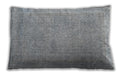 Traditional Classic Rectangular Grey Gray Lumbar Throw Pillow, 13 inch by 19 inch, lbtr2448