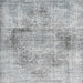 Square Traditional Gray Persian Rug, tr2449