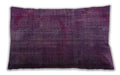 Traditional Classic Rectangular Plum Velvet Purple Lumbar Throw Pillow, 13 inch by 19 inch, lbtr2454