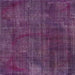 Square Traditional Plum Purple Persian Rug, tr2454